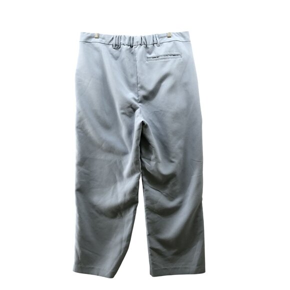 Old Navy Taylor Wide Leg Trouser Pant Womens XL Blue Extra High Rise Pleated - Picture 2 of 9